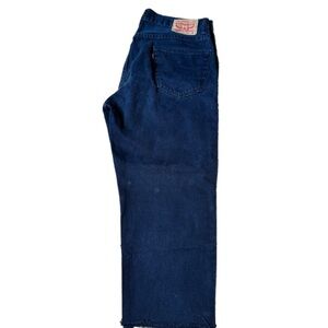 Levi's Dark Blue Straight Jeans